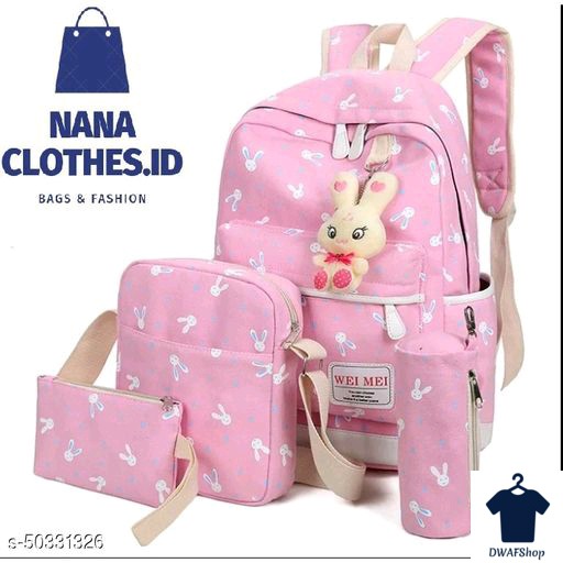 TAS SEKOLAH ANAK KELINCI LUCU