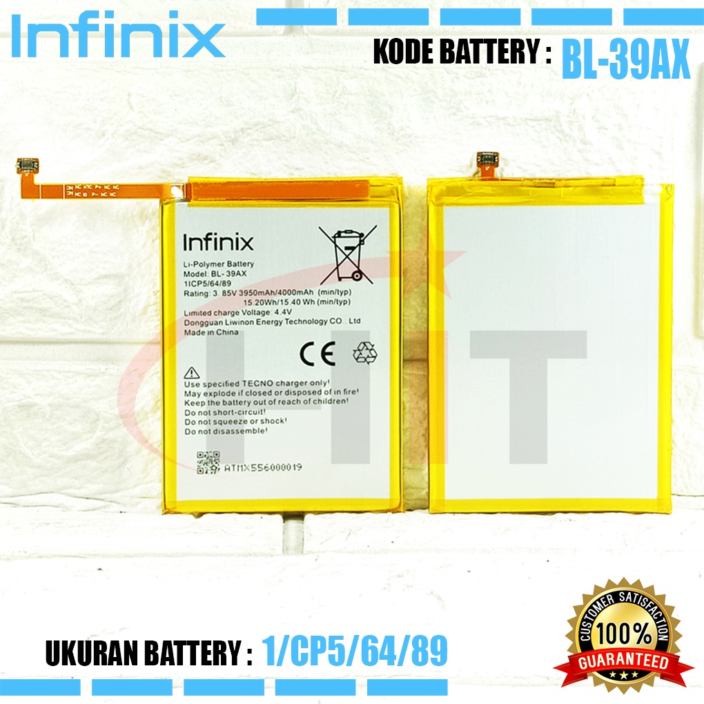 Baterai Battery INFINIX HOT 4 / HOT 4PRO / HOT 4MAX , HOT 4Lite