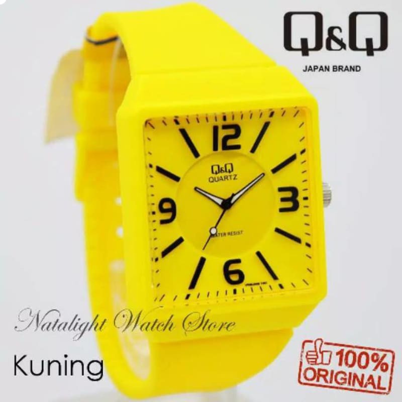 Laris Jam Tangan Wanita QQ VR30 Sport Original Rubber Mewah Murah Natalight Watch Store Terbatas