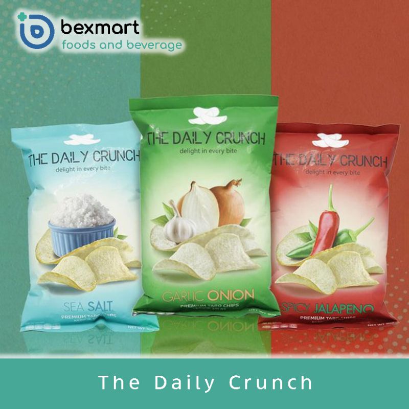 

Keripik Talas The Daily Crunch Sehat Vegan Sehat Taro chips