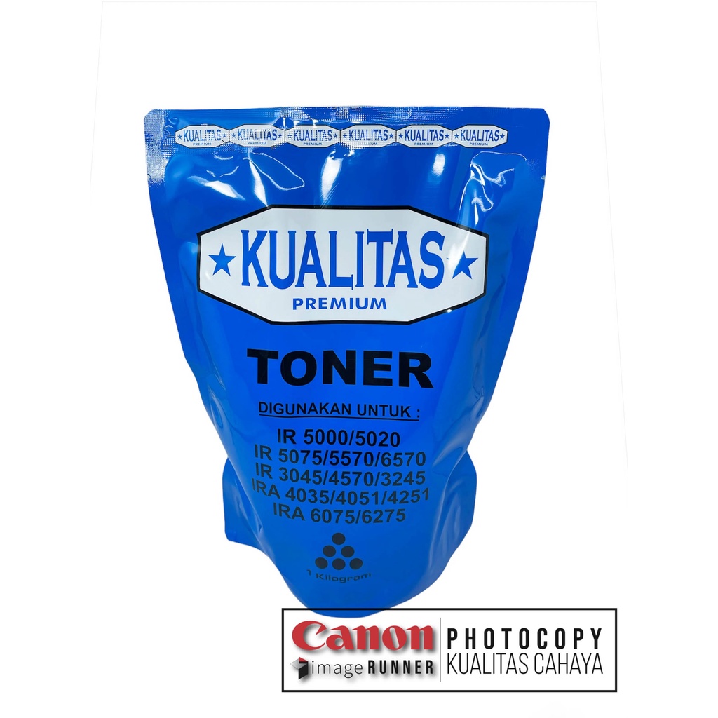 Toner Kualitas Mesin Fotokopi Canon IR 6000 IRA 6075 6275 Hasil Hitam Blok