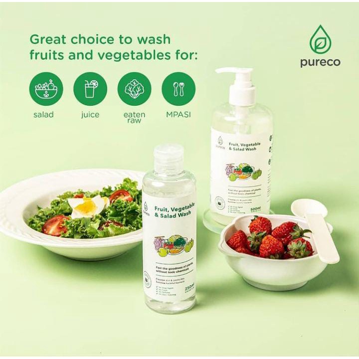 PURECO LIQUID VEGGIE WASH / SABUN CUCI BUAH SAYUR / PURE CO LIQUID VEGGIE WASH