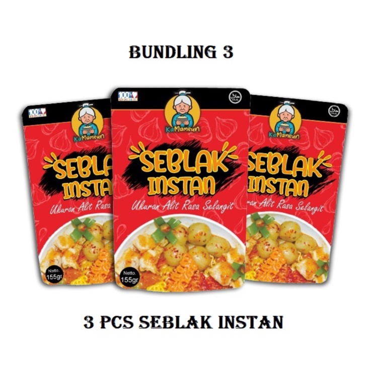 

Bundling 3 ( 3 pcs Seblak instan ka mameun )