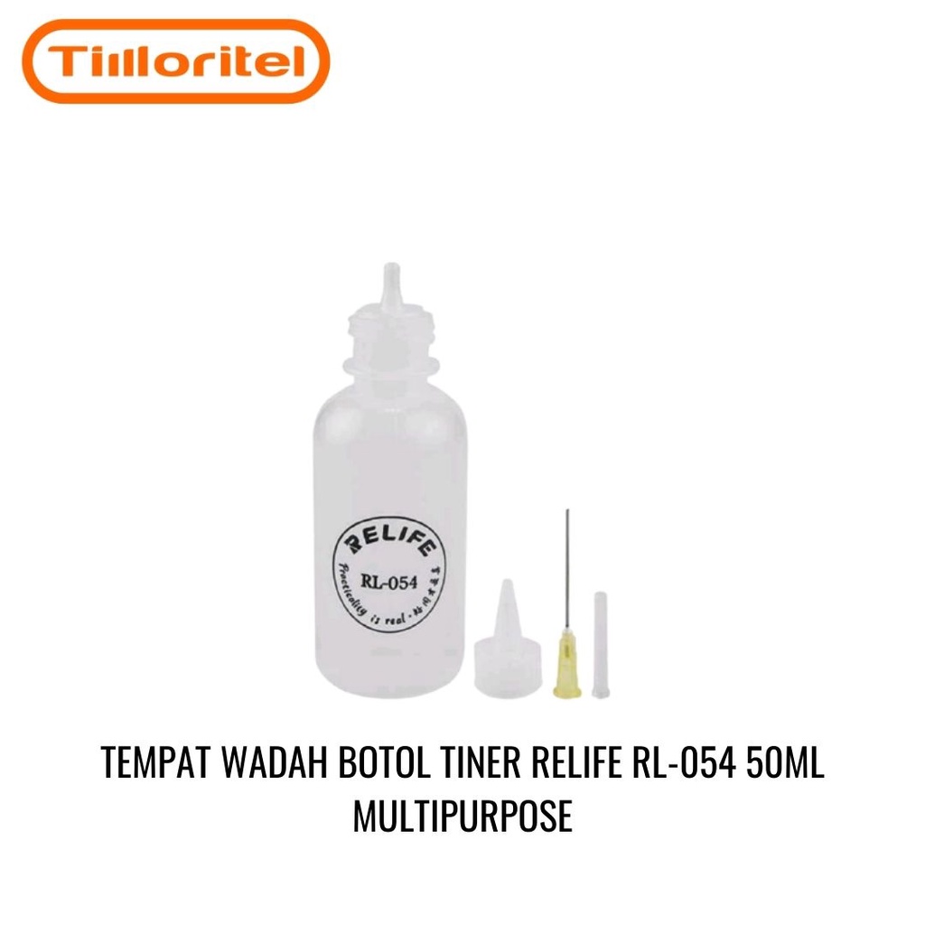 TEMPAT WADAH BOTOL TINER RELIFE RL-054 50ML MULTIPURPOSE