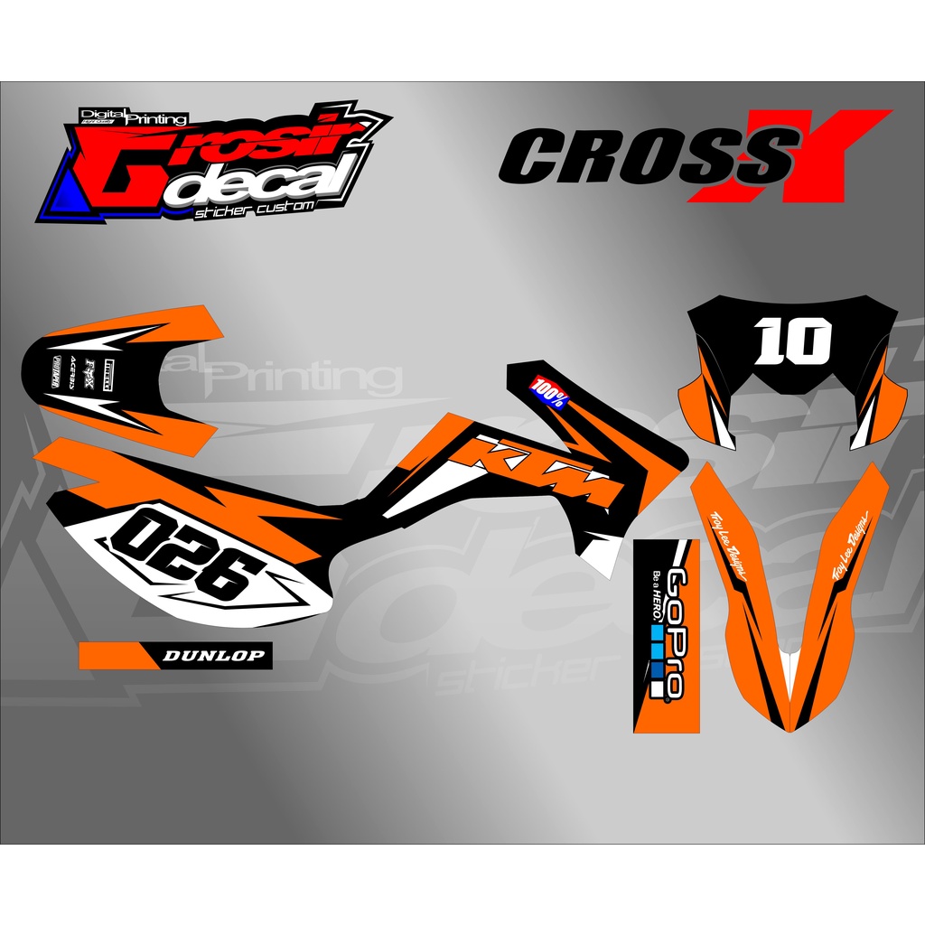 Sticker VIAR CROSS X 150 Fullbody Sticker VIAR CROSS 200GT Fullbody