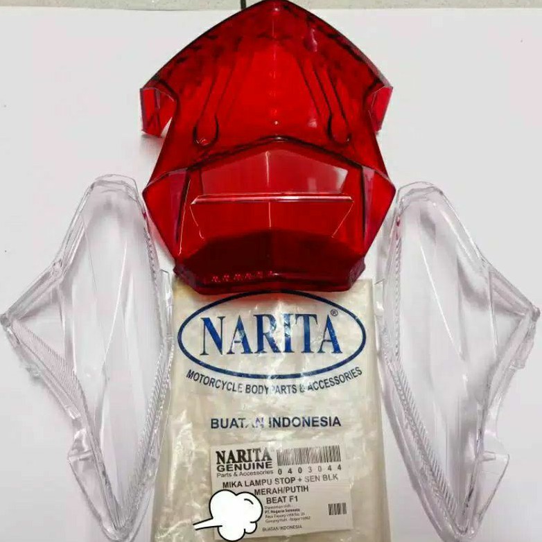 Mika Kaca Lampu Rem Stop Belakang Beat f1 2013