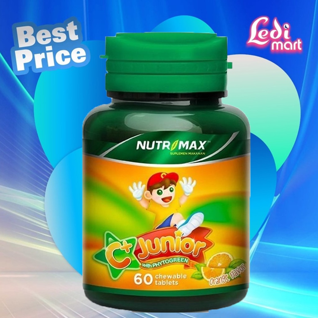 ORIGINAL Nutrimax C+ Junior 60s BPOM / Vitamin C Anak / LEDI MART