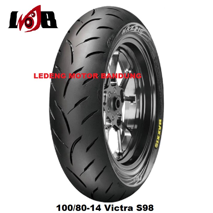 Maxxis 100/80-14 Victra S98 ST Ban Tubeless Motor Matik Scooter Matic Tire