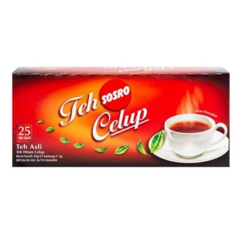 

Teh Celup Sosro 1 kotak 25 bag