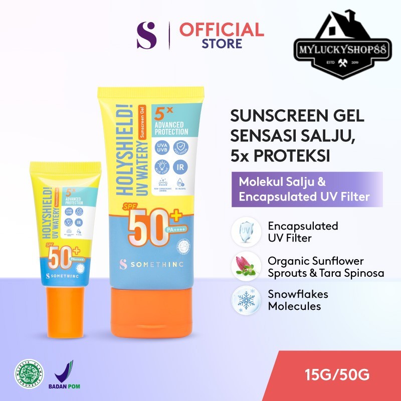 SOMETHINC Holyshield! UV Watery Sunscreen Gel SPF 50+ PA++++ 15gr 50gr