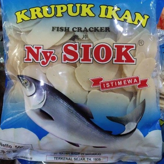 

Krupuk Ikan Ny. Siok 500 gram