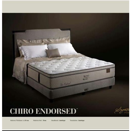 Springbed King Koil Chiro Endorsed / Kasur King Koil Chiro Endorsed - Kingkoil Springbed