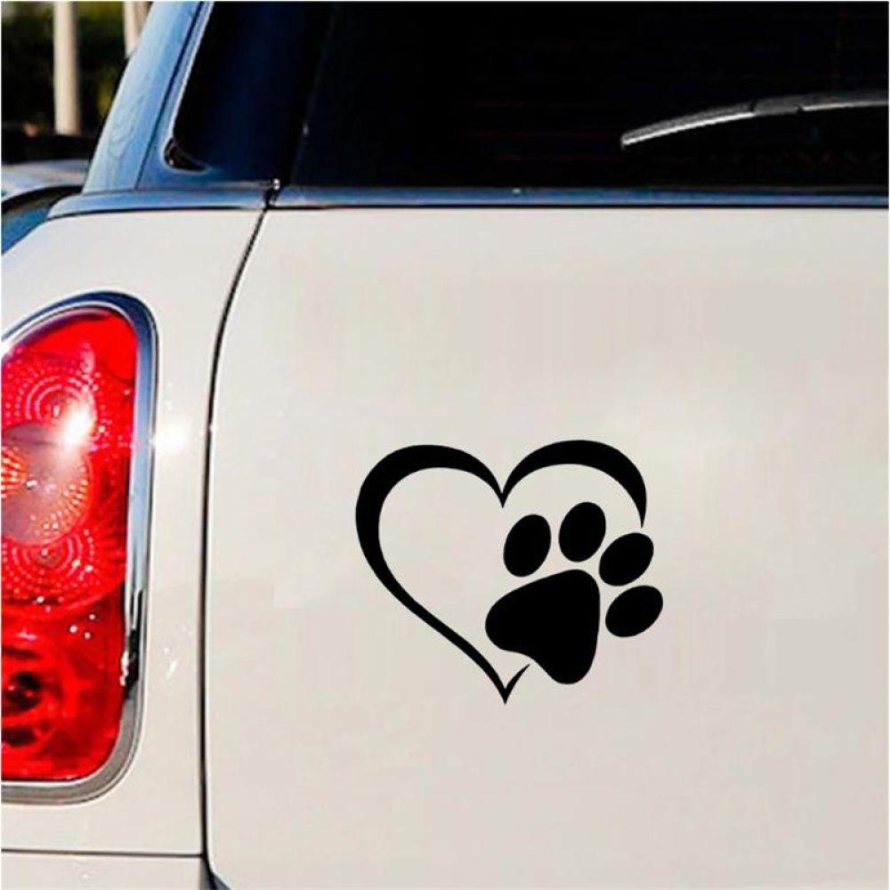 Lanfy Stiker Mobil Tahan Air Fashion Dog Cat Paw Window Aksesoris Mobil Interior Parts Rumah Stiker Dinding Produk Mobil Dekorasi Sticker Laser