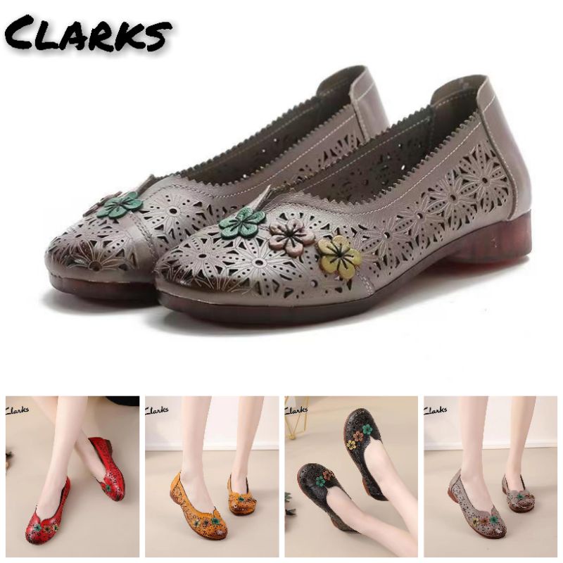 clarks flat 1130 / sepatu wanita clarks / clarks premium slipon