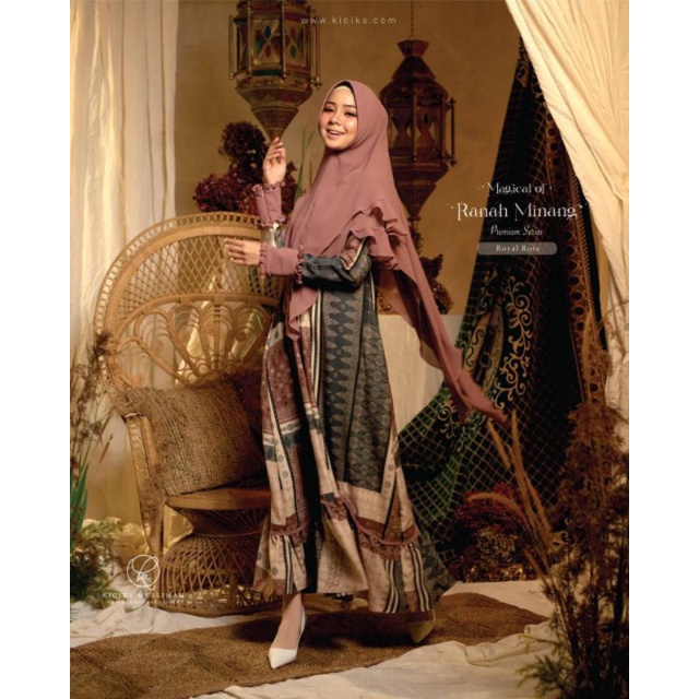 Gamis Dress Kiciks Muslimah Syar'i Remaja Dewasa Original