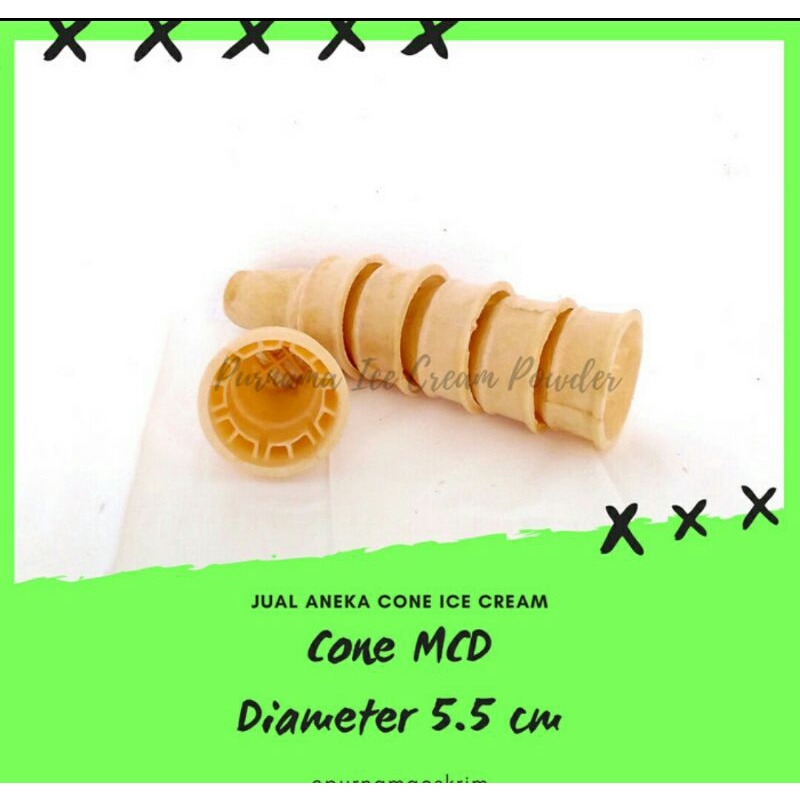 

Cone Es Krim Mcd Diameter 5,5 cm 10 pcs