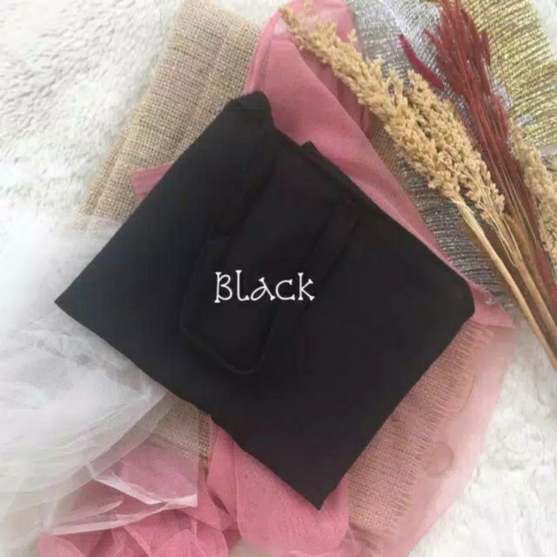 HIJAB SHALIHAH INSTAN DAILY SIMPLE NON PET (BERGO MARYAM)DIAMOND IMPORT-Hitam
