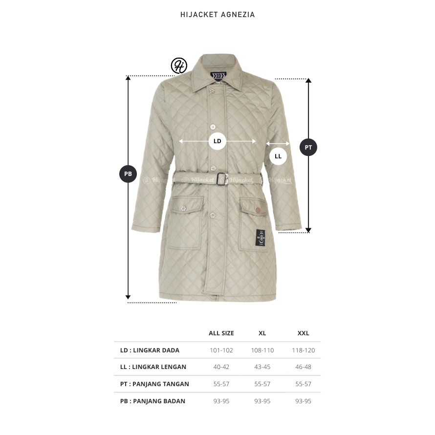 ⭐️Jaket Parasut Wanita Muslimah - Hijacket Agnesia - Hijaber Musim Dinging Panjang Syari Adem-5