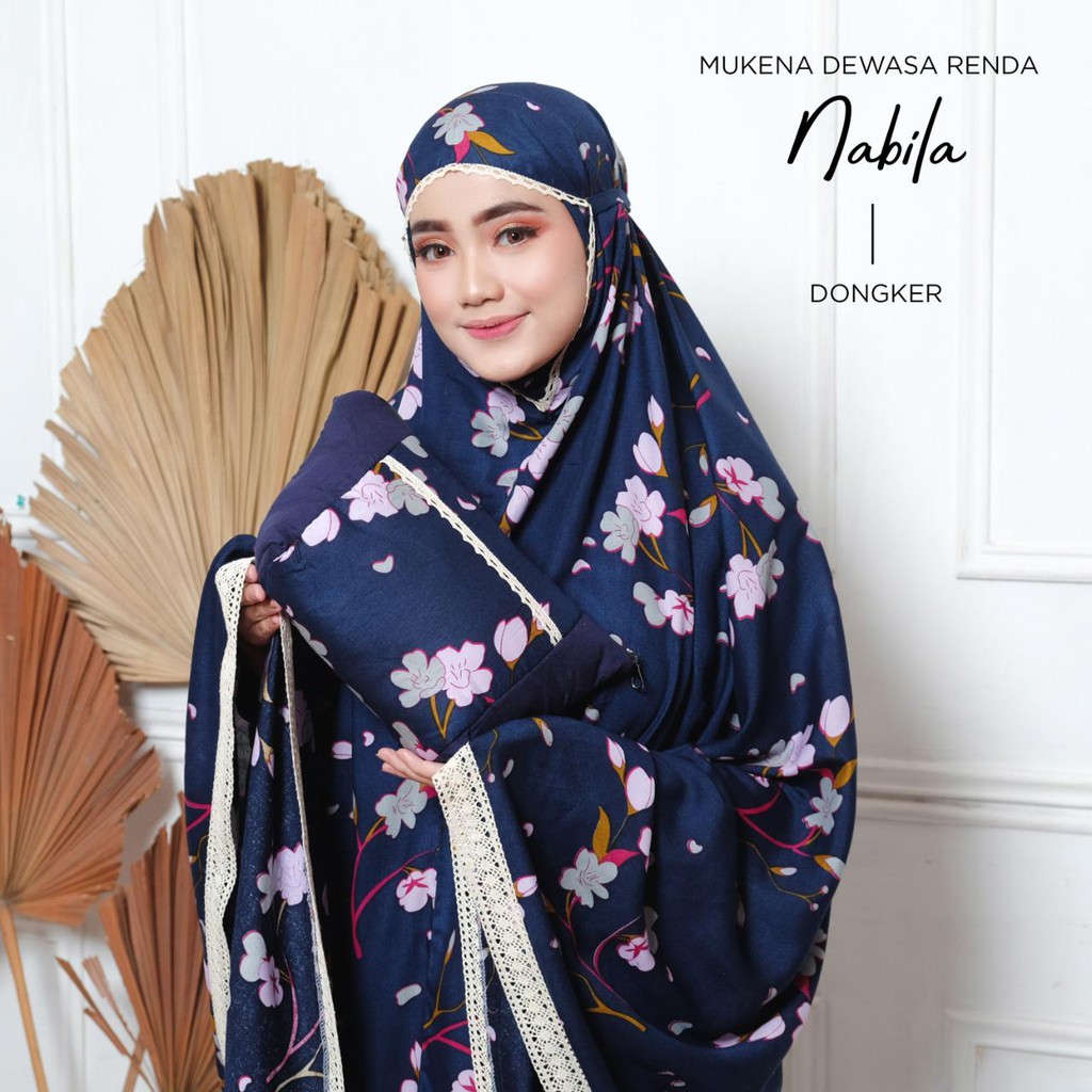 PUSAT MUKENA TASIK - MUKENA DEWASA RENDA RAYON NABILA