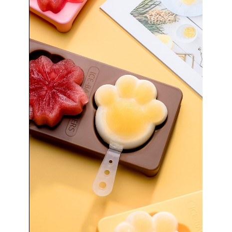 Ice Cream Mold Silicone Stick Cetakan Ice Cream Lolipop BEAR 617-74