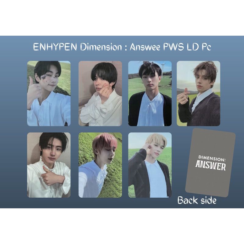 ENHYPEN Dimension : Answer PWS LD PC / Photocard