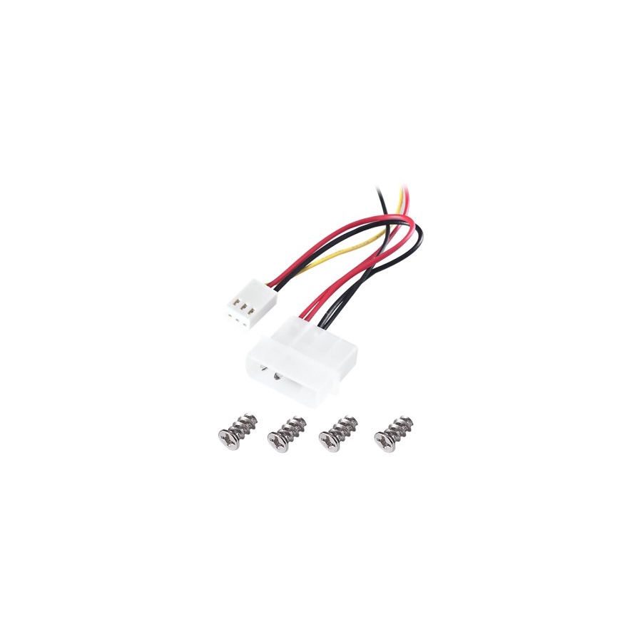 Fan DeepCool XFAN 120 BLACK | 120mm 12cm Quiet 4-Pin Molex + 3-Pin