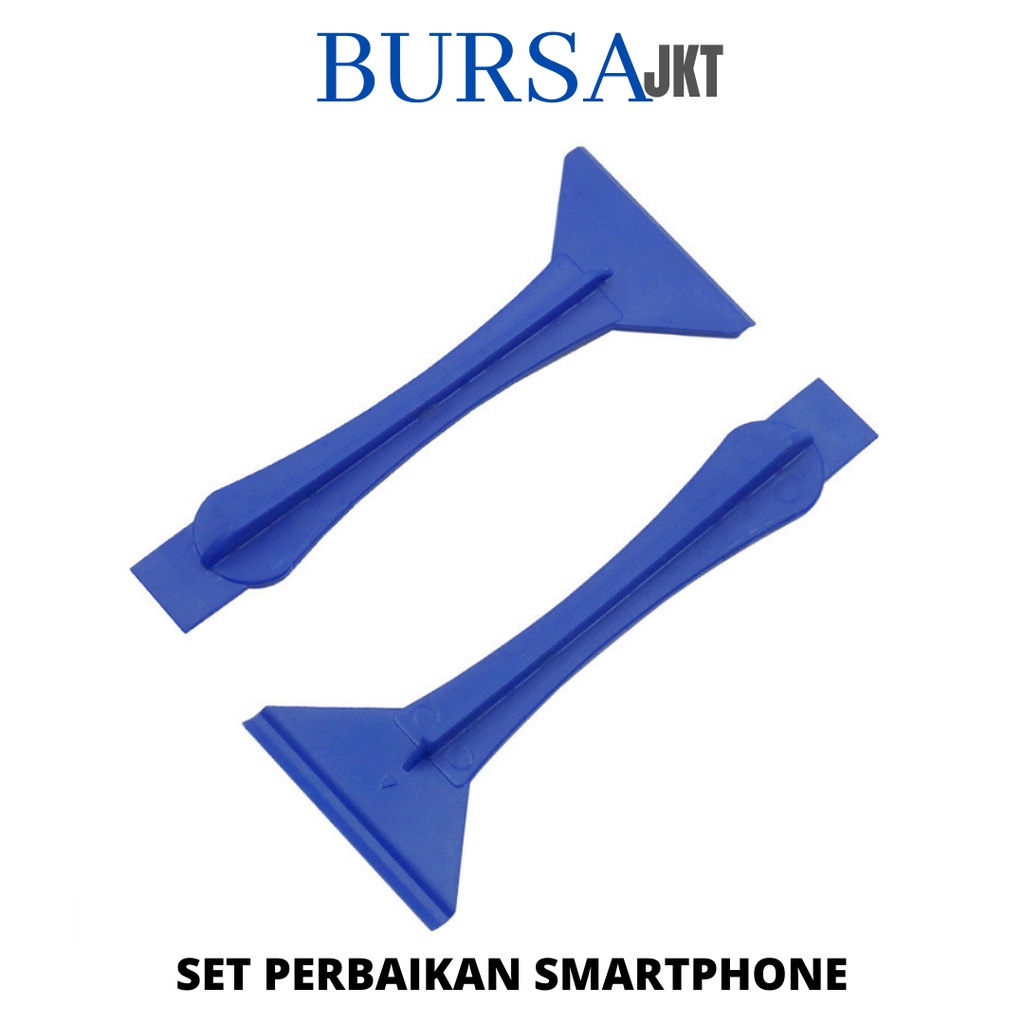 PEMBUKA HANDPHONE UNTUK REPARASI KERUSAKAN GANTI BATERAI 2IN1 LEBAR 15MM DAN 46 MM BAHAN PLASTIK TEBAL