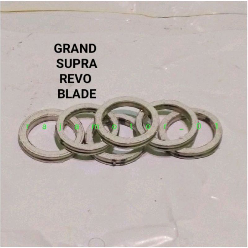 PAKING GASKET KNALPOT KENALPOT GRAND SUPRA X SUPRA FIT X 125 KARISMA REVO BLADE