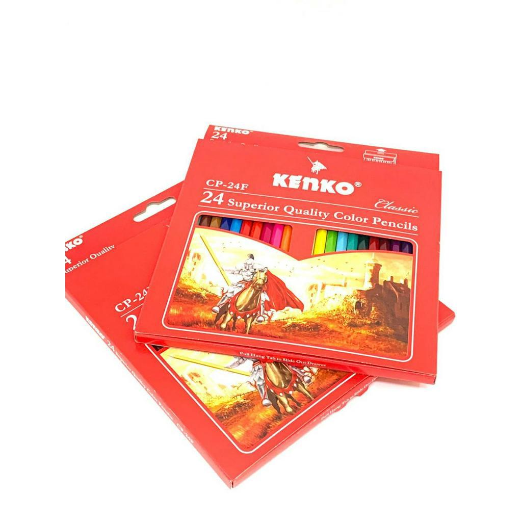 

KODE R26D Pensil Warna 24 Warna KENKO CP24FNW CLASSIC NON WOOD Superior Quality