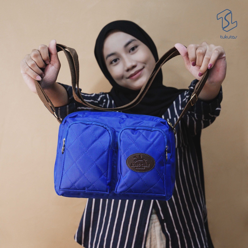 HYBRAND YL23 -TAS SELEMPANG POLOS LONGTIME FASHION STYLIST SMALL SIZE BAHAN PARASUT IMPORT TAS SELEMPANG WANITA