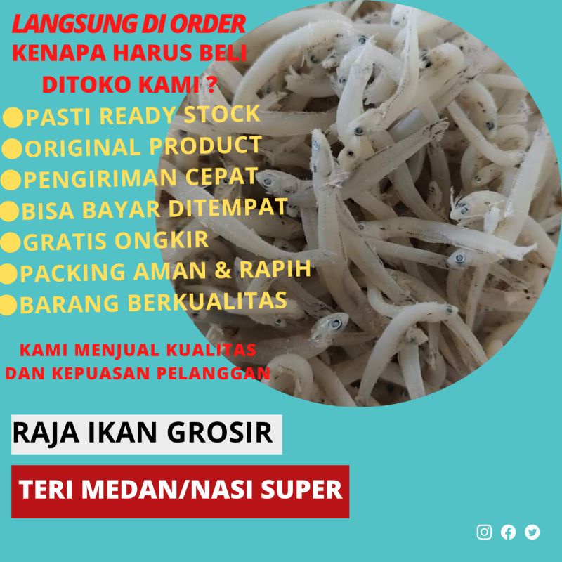 

TERI NASI/MEDAN SUPER 1 KILO BAGUS TERJAMIN