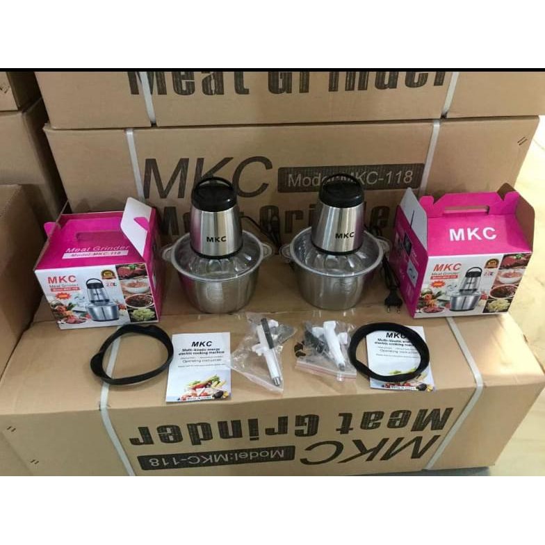 Blender Daging Stainless 304 Elektrik 2 Liter - Stainless Meat Grinder 2 Liter - Blender Giling Daging - Blender Capsule - Chopper