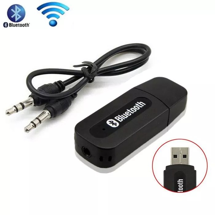 Audio Bluetooth Receiver Music 3.5mm Jack Audio Stereo Music Receiver Adapter Untuk Speaker USB SALON