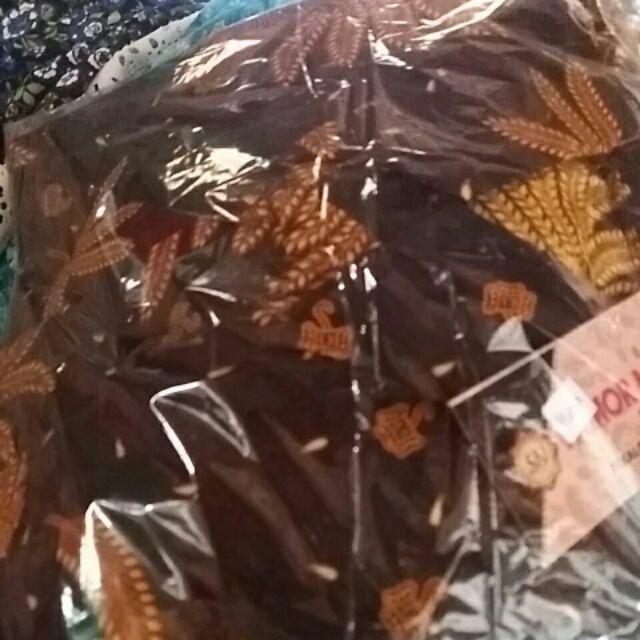 Tunic Serut Genes Parang Barong Gandes Tunik Mona Batik Seragam Kerja Kantor Wanita Vintage