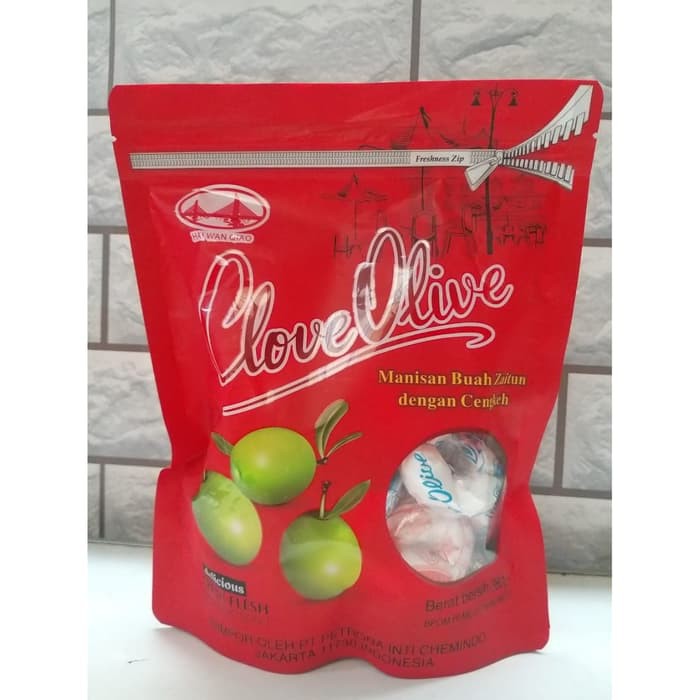 

HAIWANQIAO LOVE OLIVE MANISAN BUAH ZAITUN DENGAN CENGKEH 380 GRAM