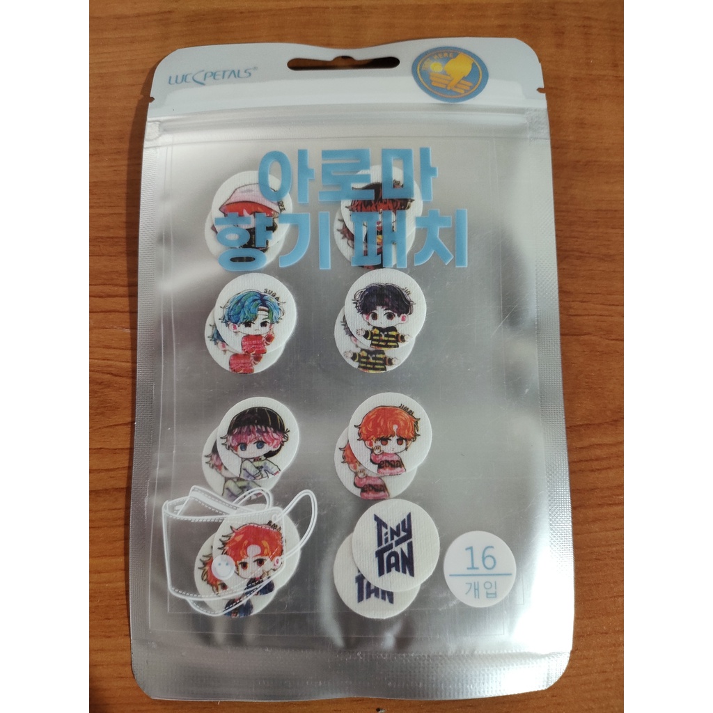 Sticker Masker Aroma Lemon / Mint Korea Mask Patch Stiker Tempel Pewangi Fresh Aromatherapy mw