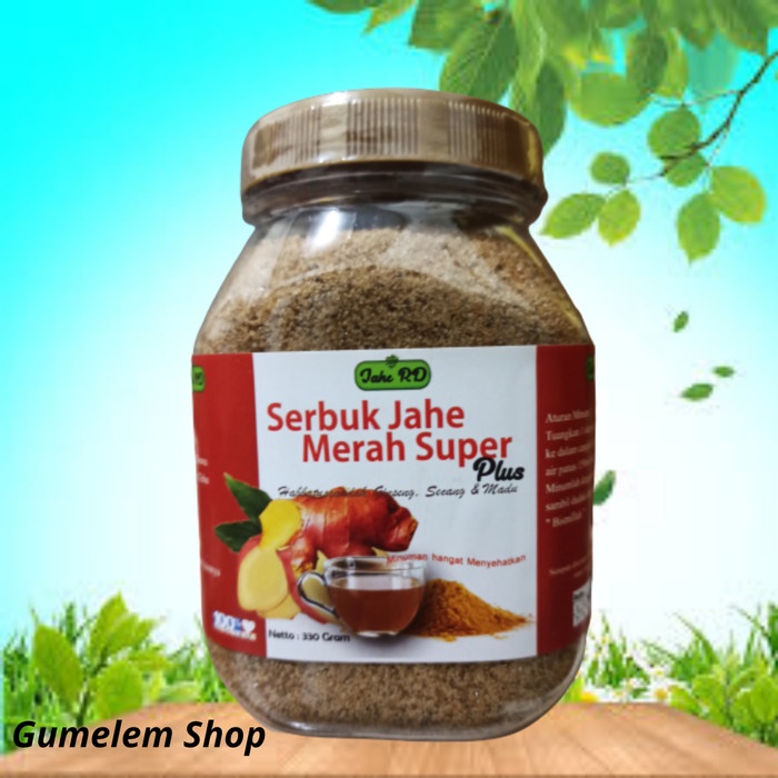 

tradisional-minuman- jahe merah super rd 330 gram - jahe merah rd -minuman-tradisional.