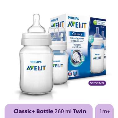 Avent Twin Pack Bottle Classic+ 260ml