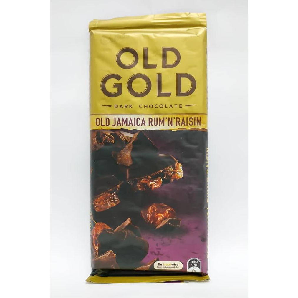 

Diskon! Cadbury Old Gold Dark Chocolate Old Jamaica Rum N Raisin 200G