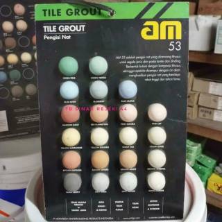 AM53 / AM 53 Tile Grout Semen Mortar Warna Pengisi Nat