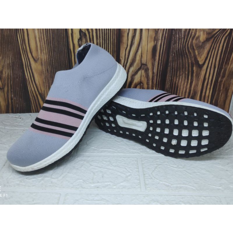 SEPATU RAJUT SLIP ON IMPORT 36-40 FASHION SPORT