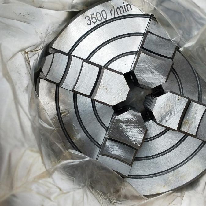 Claw Bubut / Lathe Chuck K72 4 Inch / 100 mm (Kaki 4) Independent