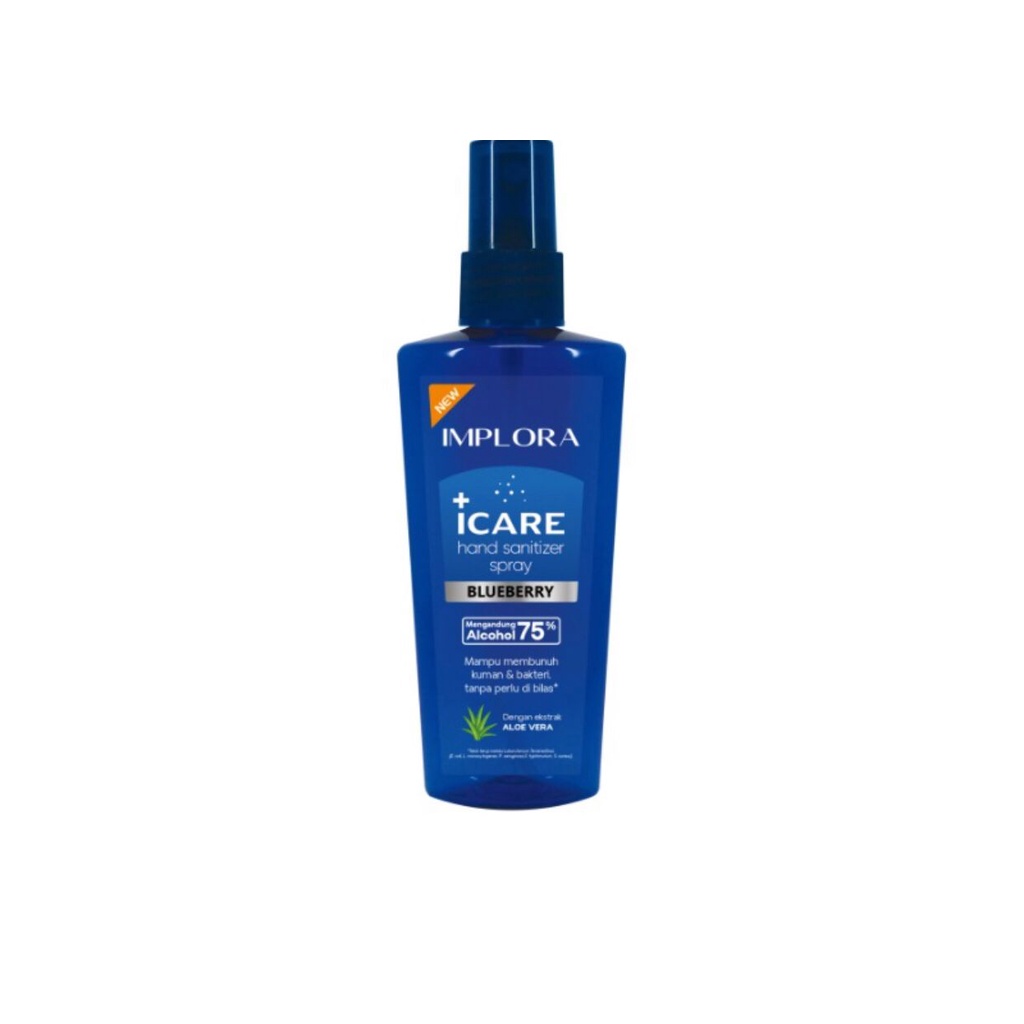 `ღ´ PHINKL `ღ´ Implora hand sanitizer cair spray 100ml membunuh kuman 99% jual rugi
