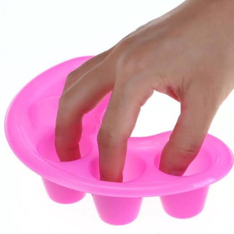 MANICURE BOWL JARI LENGKUNG / WADAH TEMPAT RENDAM JARI MENI NAILART