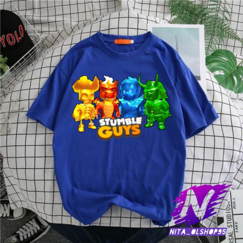 baju stumble guys kaos anak stumble guys skin spesial