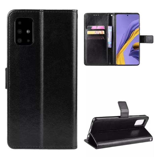 Original Flipcase Leather Wallet Flip Cover Samsung Galaxy A71 A 71 2020 Case Casing Dompet Hp Ori