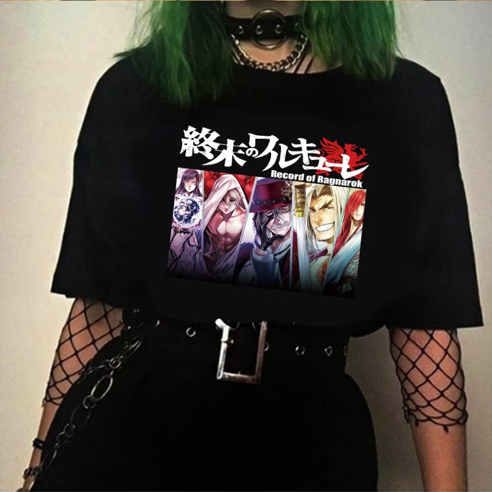 Kaos Anime Record Of Ragnarok Manga Baju Shuumatsu No Valkyrie Adam Buddha Jepang Wibu