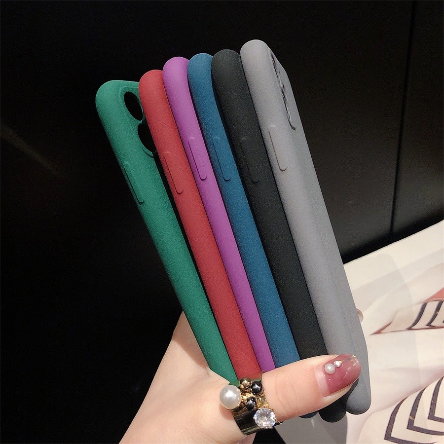 Soft Case Iphone 11 Iphone Pro Iphone 11 Pro Max dan Iphone 12 Iphone 12 Mini Iphone 12 Pro Iphone 12 Pro Max Slim Matte Silicon Sandstone