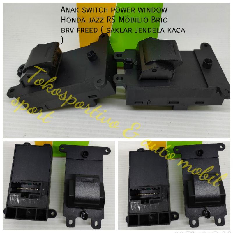 Anak Saklar switch tombol power window Honda Brio jazz RS Mobilio brv freed switch jendela kaca