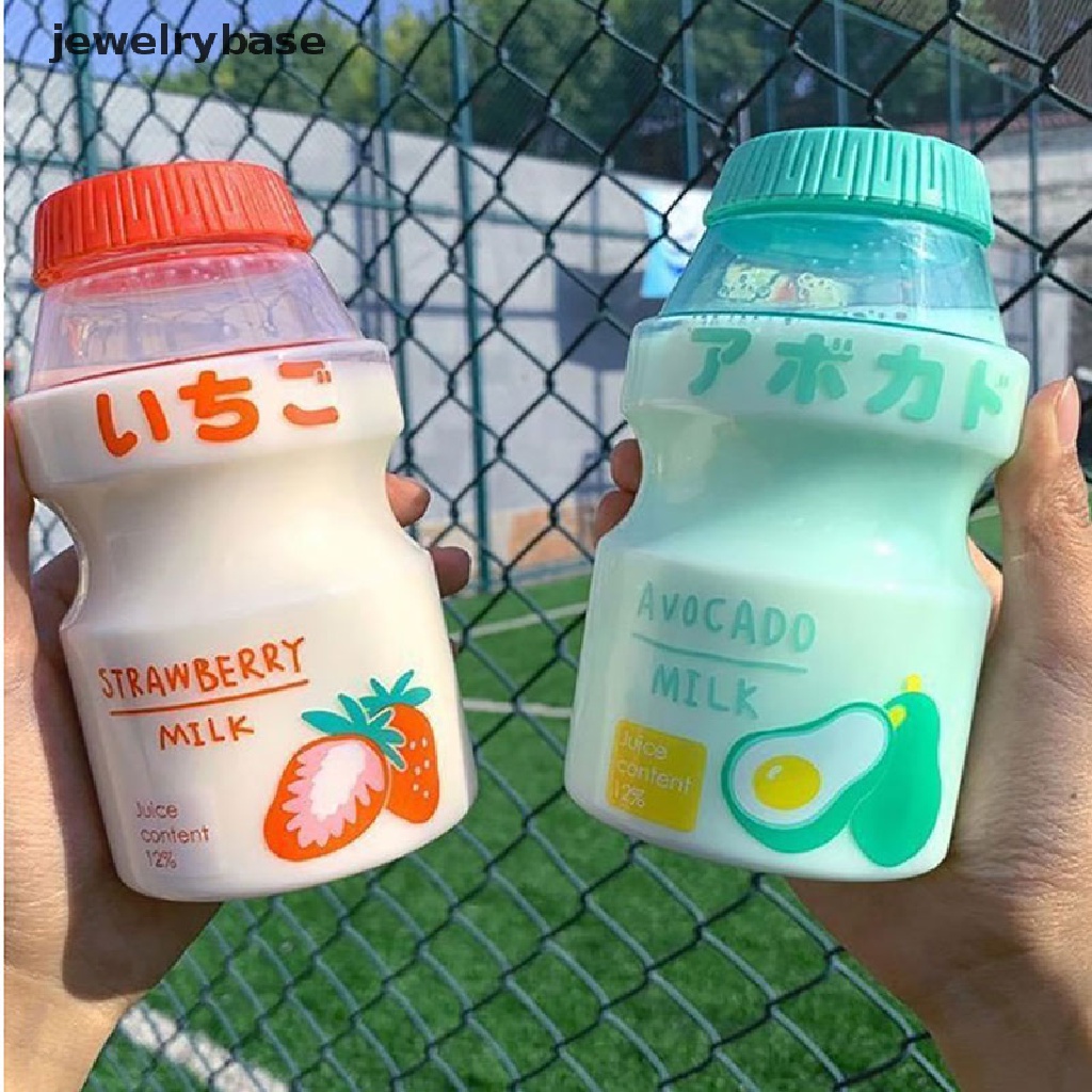 [Base] 480ml Plastic Water Bottle Drinking Bottle Shape Cute Kawaii Milk Shaker Bottle Boutique